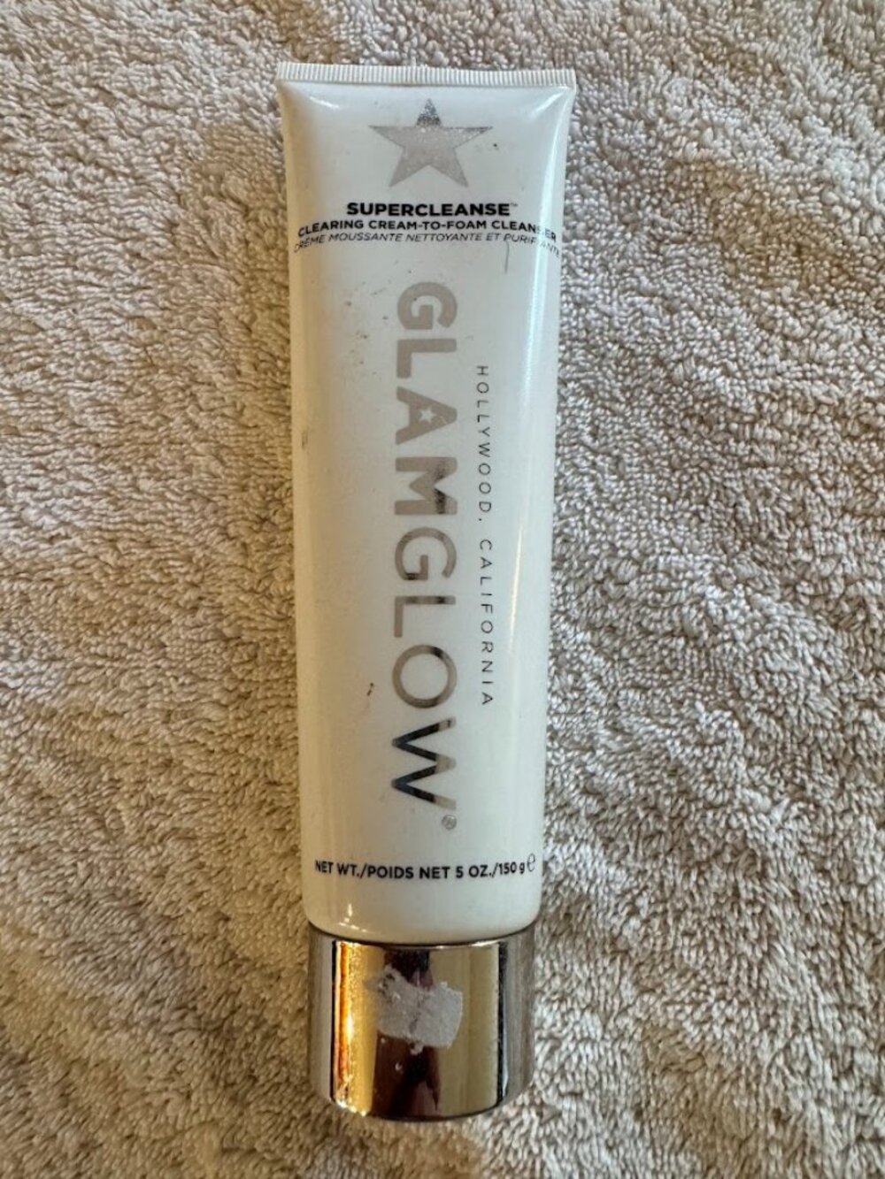 GLAMGLOW Supercleanse Clearing Cream-to-Foam Cleanser 5OZ New No Box